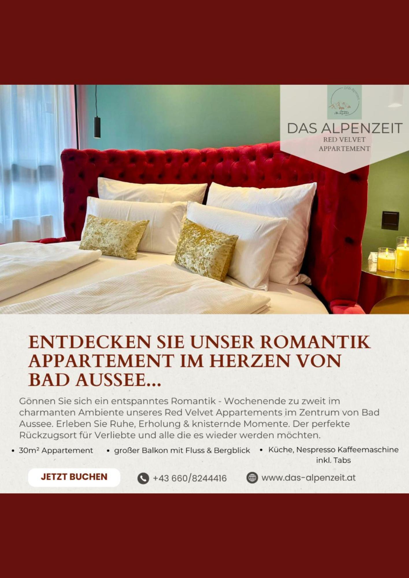 Das Alpenzeit Appartement Mit Just Private Terrasse (Adults Only) Bad Aussee Ngoại thất bức ảnh